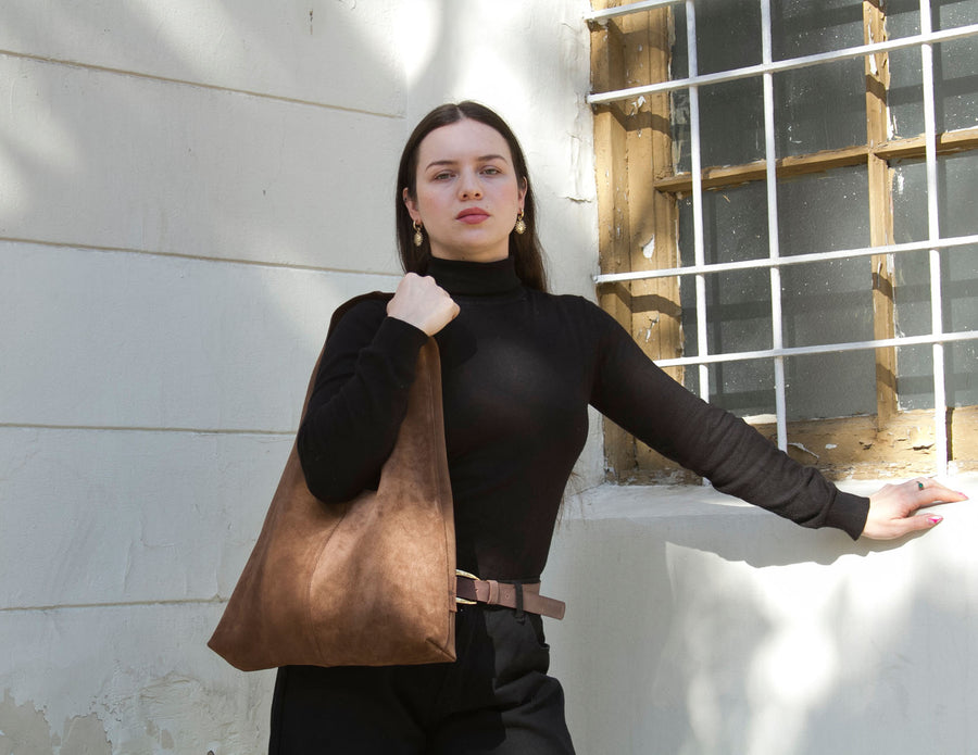NUEVA! // Cartera Niebla Chocolate