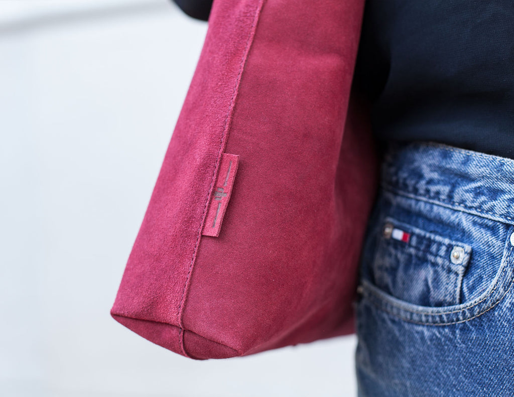 NUEVA! // Cartera Niebla burdeo