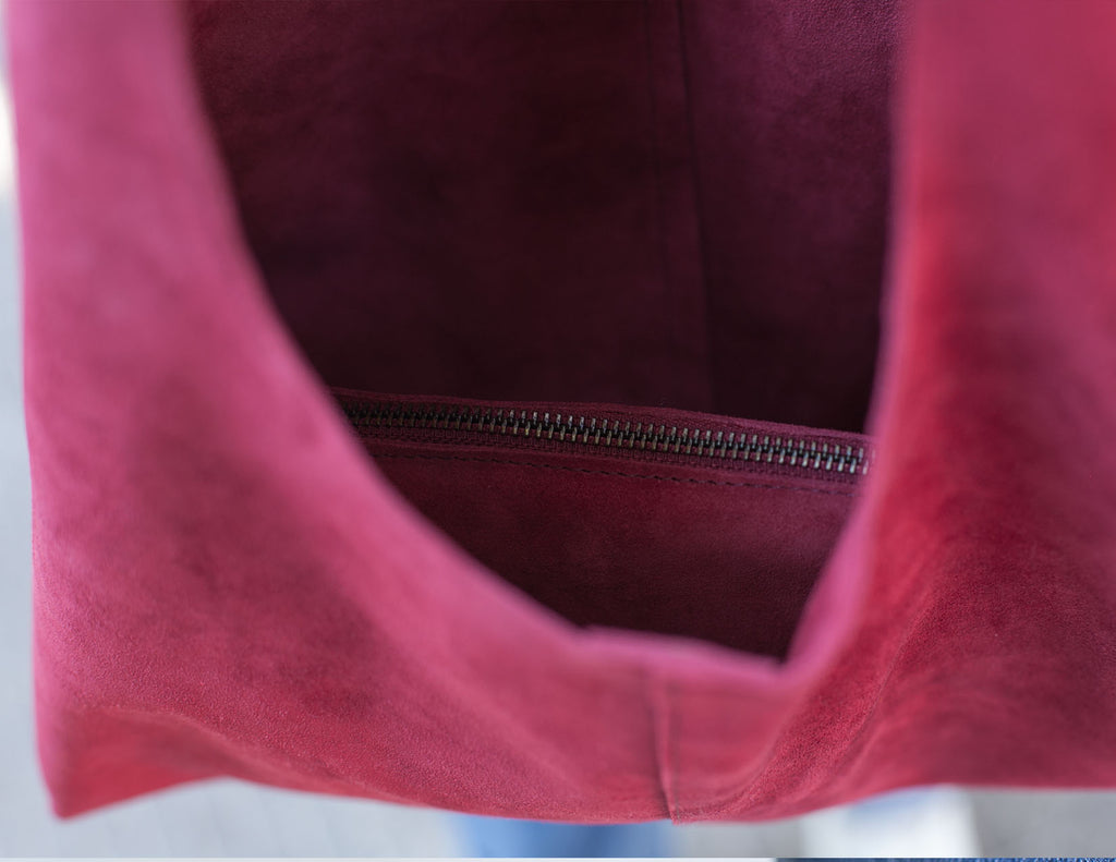 NUEVA! // Cartera Niebla burdeo