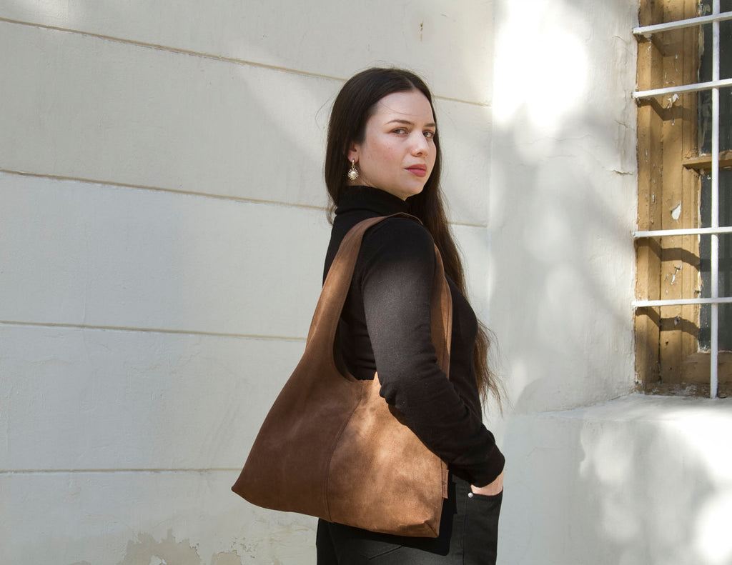 NUEVA! // Cartera Niebla Chocolate