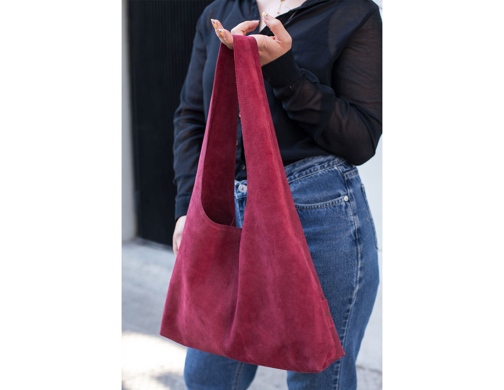 NUEVA! // Cartera Niebla burdeo