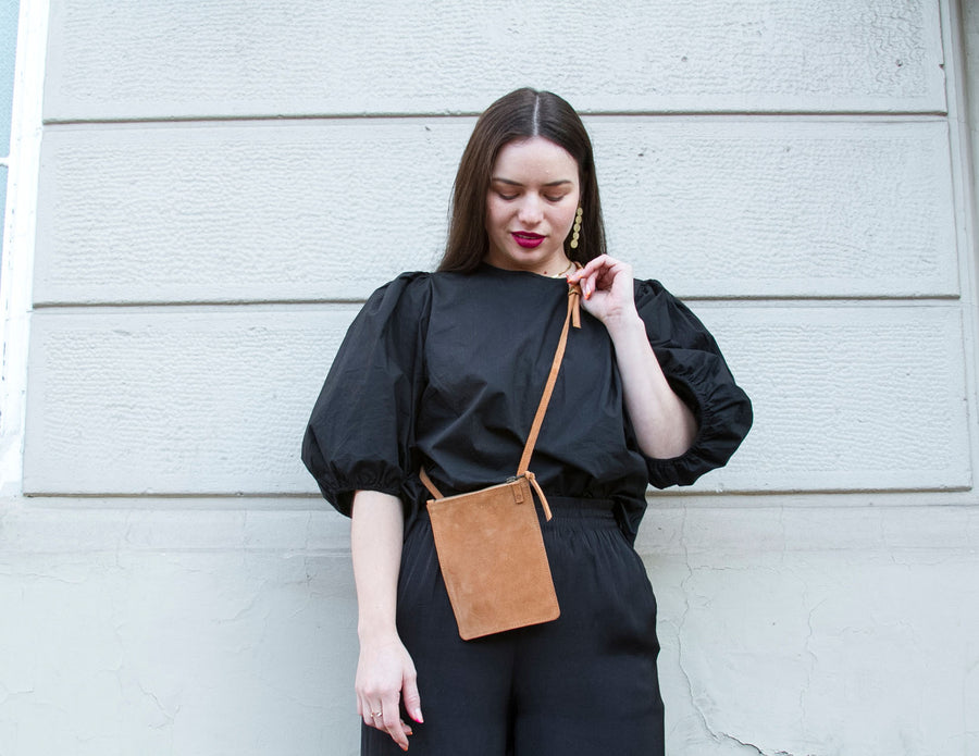 NUEVA! // Cartera Copao Caramelo