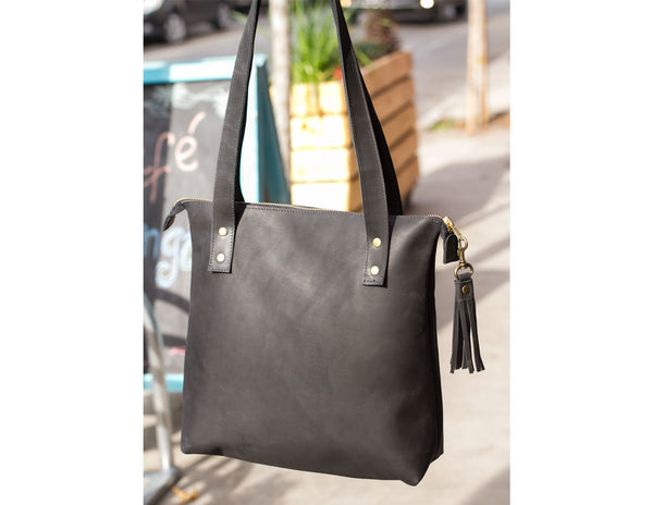 Cartera Nopal color negro mate