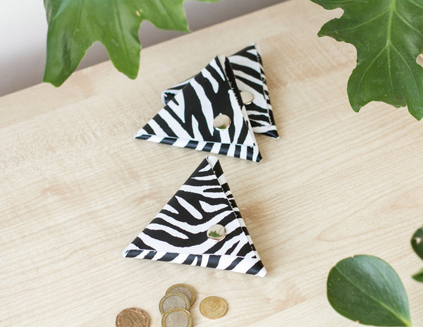 NUEVO! // Monedero estampado Cebra